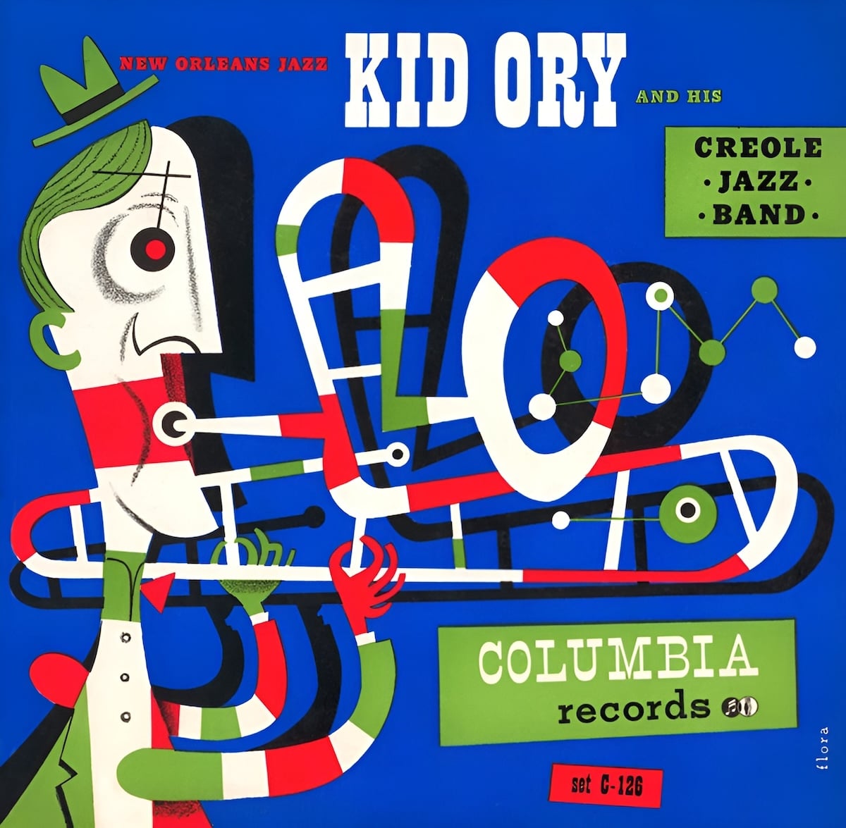 An album cover with a busy, quirky, fun graphic design style
