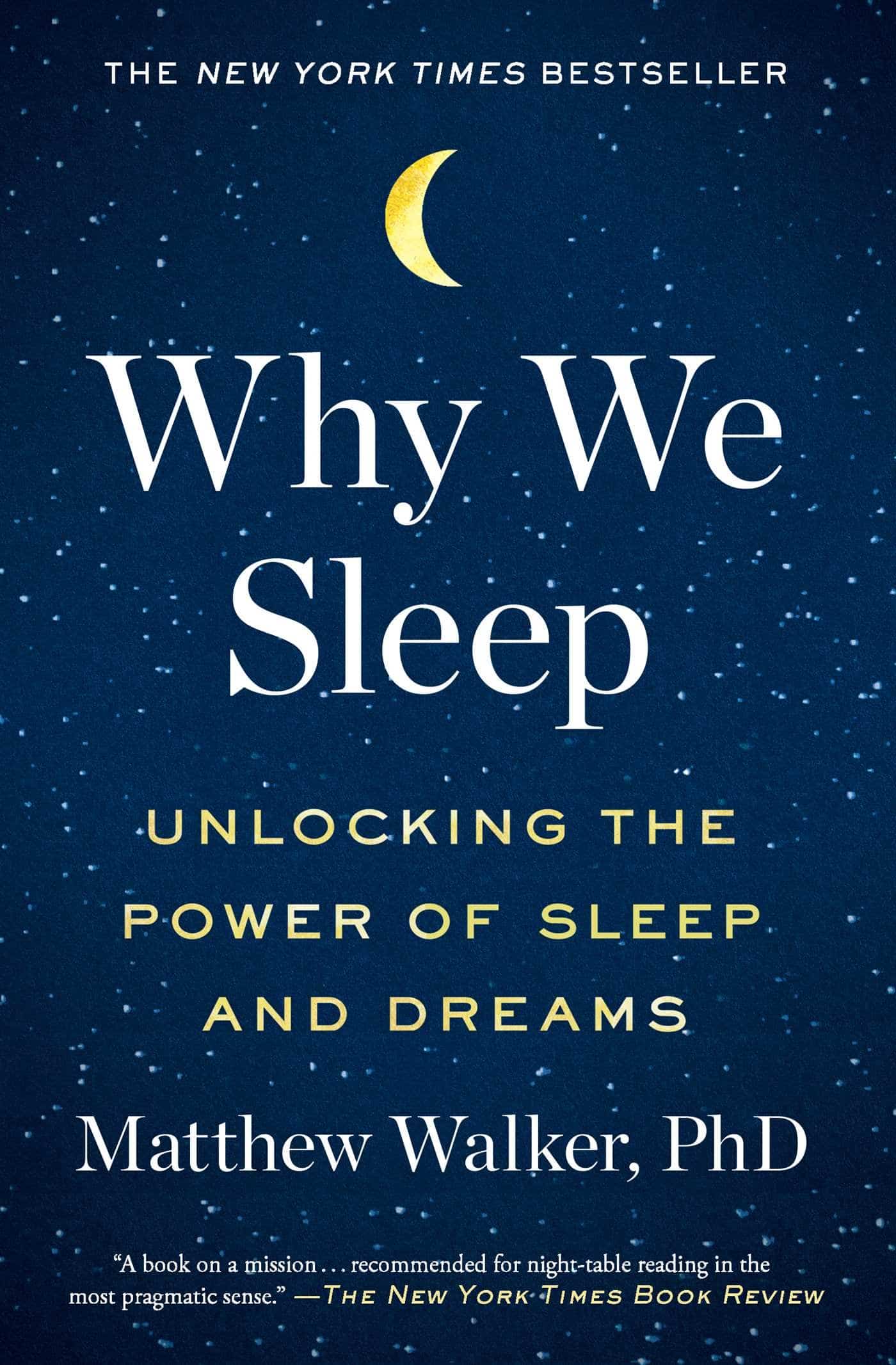 The cover of Why We Sleep