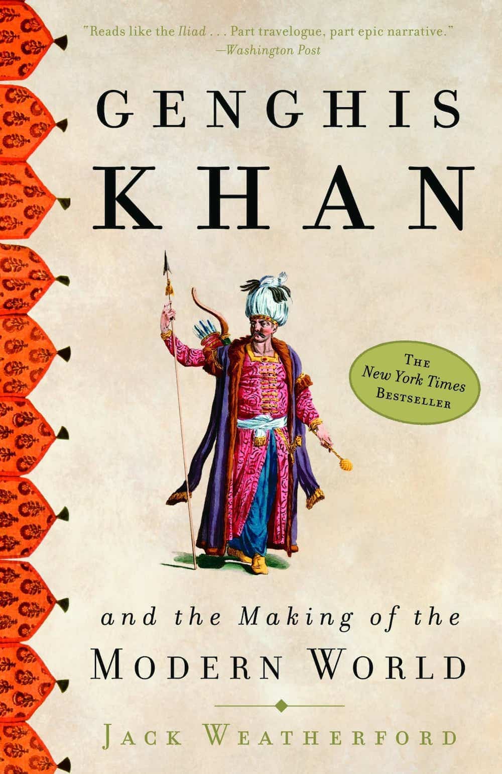 The cover of Genghis Khan and the Making of the Modern World