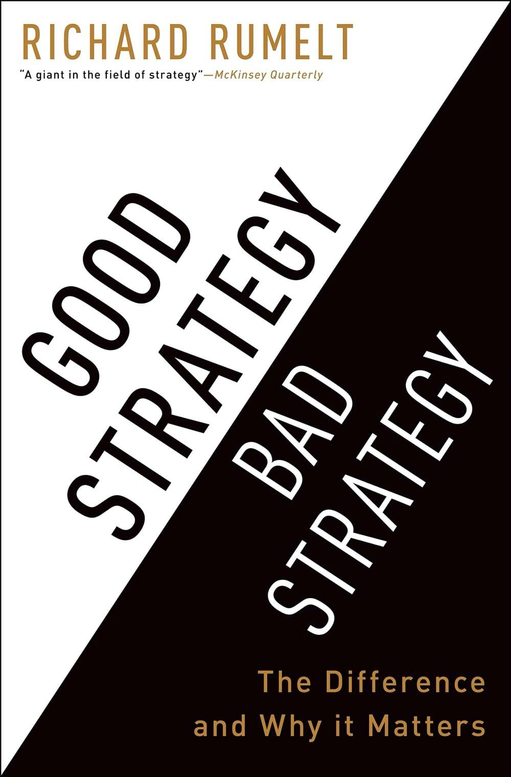 The cover of Good Strategy, Bad Strategy