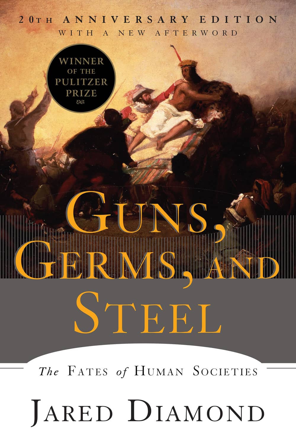The cover of Guns, Germs, and Steel