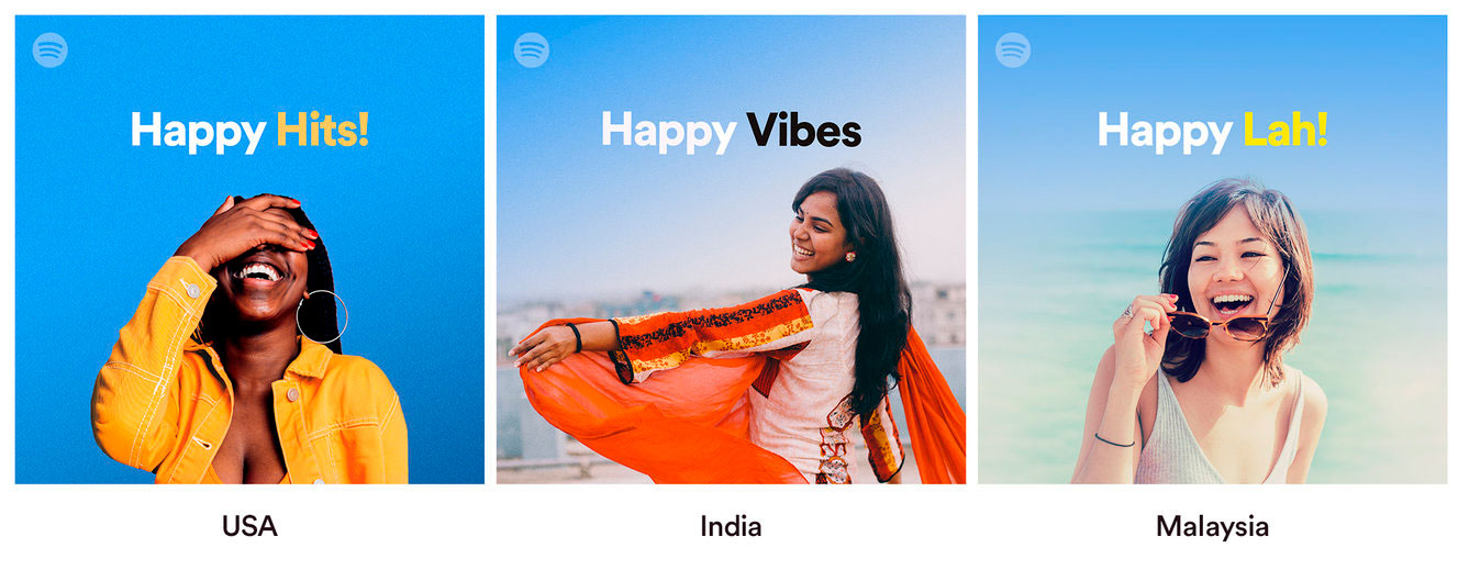 Spotify playlist covers, from [Spotify Design](https://spotify.design/articles/2020-02-20/designing-for-belonging-why-image-localization-matters/)