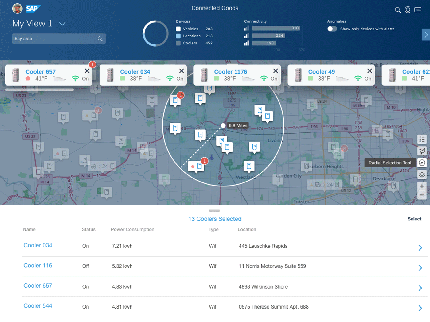 An example of the mapping language in use