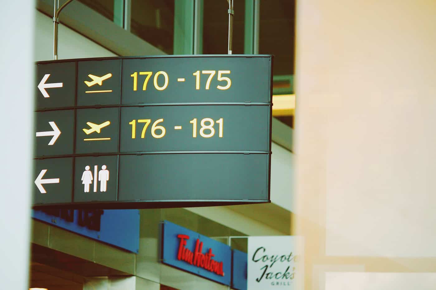 Airport signage photo by George Kourounis on Unsplash